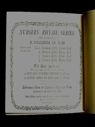 Nursie's Little Rhyme Book.