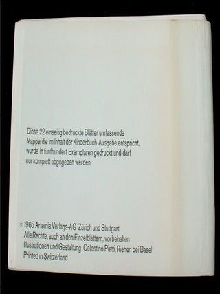 Celestino Piatti: ABC der Tiere. (frieze cards)