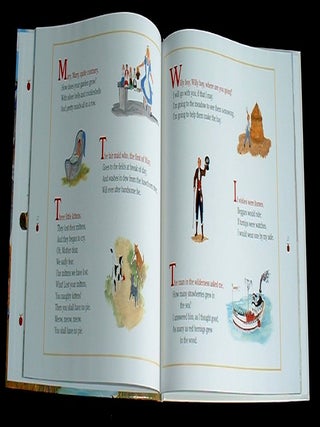 Mother Goose, a joyful collection of classic nursery rhymes and riddles to delight little people.
