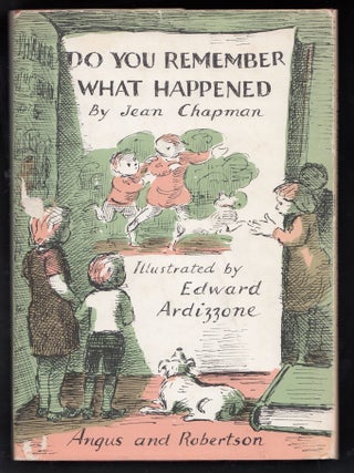 Item #16226 Do You Remember What Happened? Jean Chapman