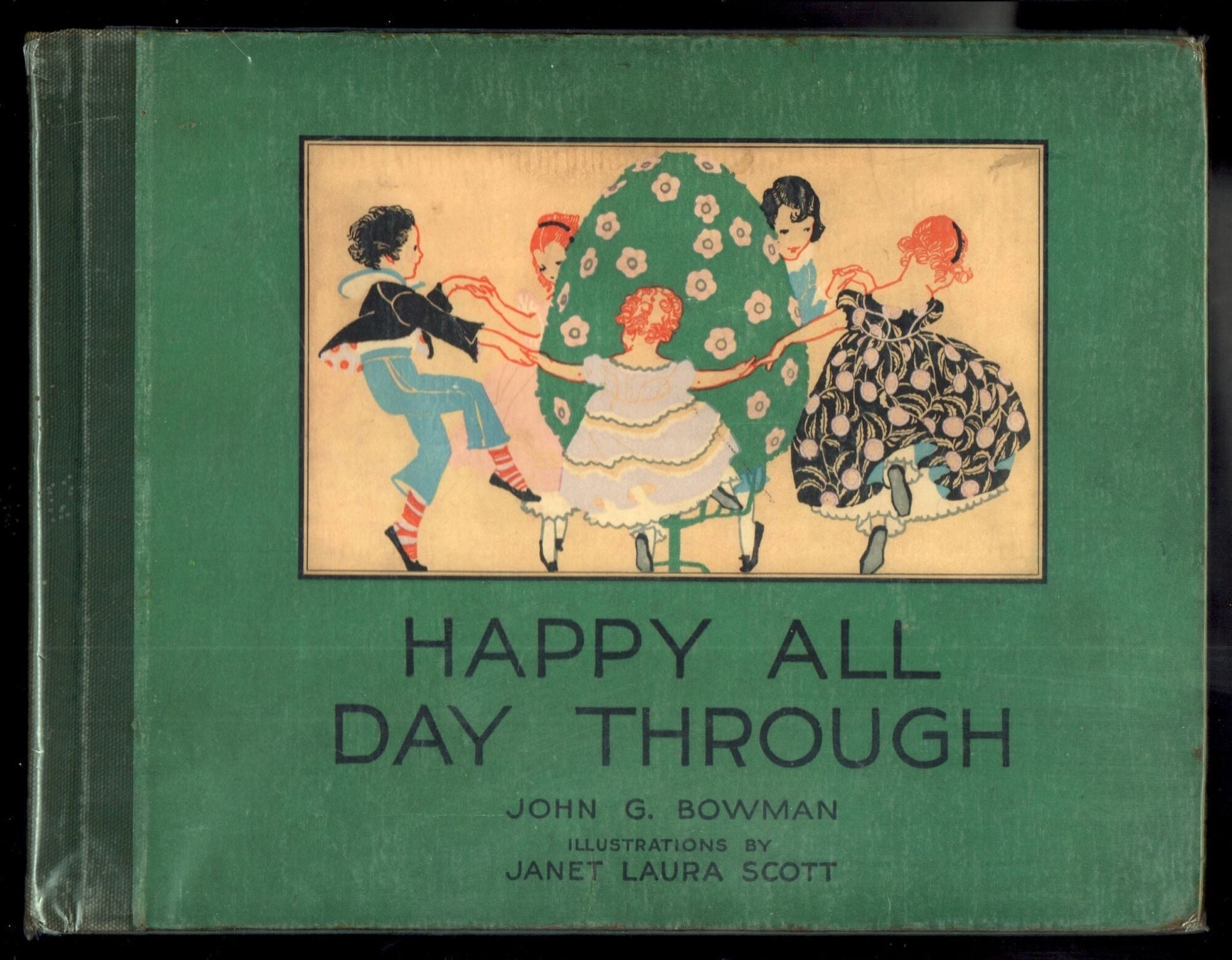 アンティーク洋書　HAPPY ALL DAY THROUGH Happy All Day Through | John G. Bowman