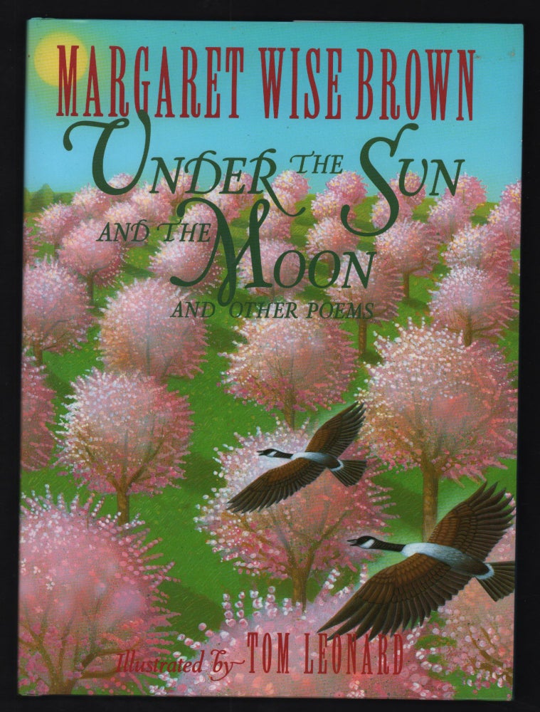 Item #20853 Under the Sun and the Moon and other poems. Margaret Wise Brown.
