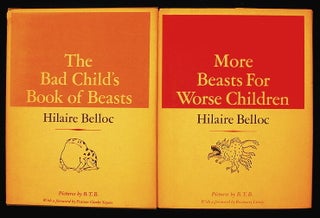 Item #21439 The Bad Child's Book of Beasts and More Beasts for Worse Children 2 book set. Hilaire...