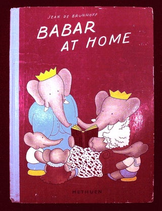 Item #21583 Babar at Home. (Babar and His Children). Jean de Brunhoff