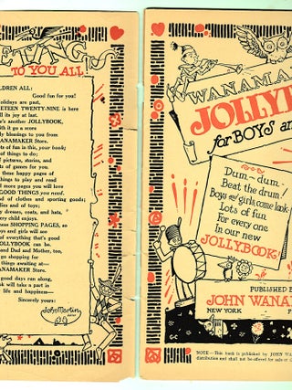 Wanamaker's Jolly Book for Boys and Girls. No. 19