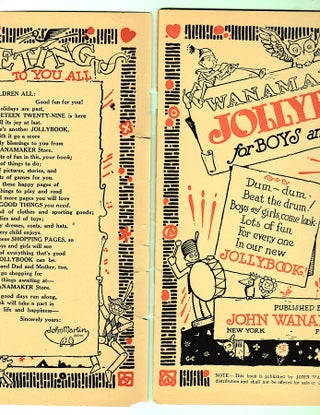 Wanamaker's Jolly Book for Boys and Girls. No. 19