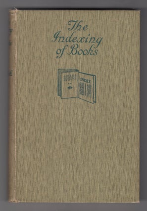 Item #22385 The Indexing of Books and Periodicals. John W. T. Walsh