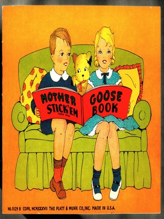 Item #22511 Mother Goose Stick'em Book. anon