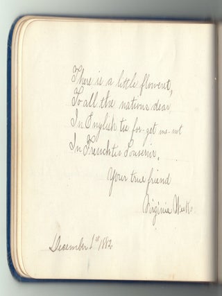 Maggie Harris, Her Autograph Book