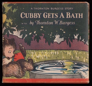 Item #22544 Cubby Gets a Bath. Thornton W. Burgess