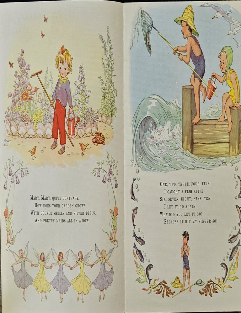 Item #22593 Mother Goose. Mother Goose, Molly Brett, ill.