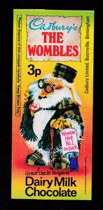 Item #22674 6 Cadbury's The Womble Wrappers. Wombliana