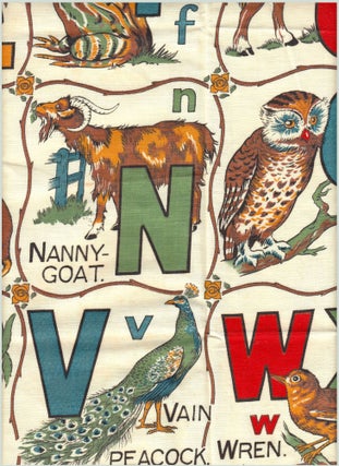 Animal Alphabet Hanger.Dean's Rag Book