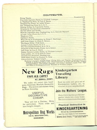 Child-Garden November 1899