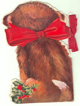 A Merry Christmas (dog shape book)