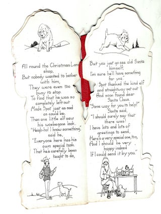 A Merry Christmas (dog shape book)