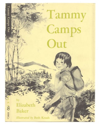 Item #50006 Tammy Camps Out. DUSTJACKET ONLY. Elizabeth Baker