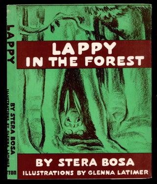 Item #50024 Lappy in the Forest. DUSTJACKET ONLY, Stera Bosa, Bloom, Bessye E. Walton