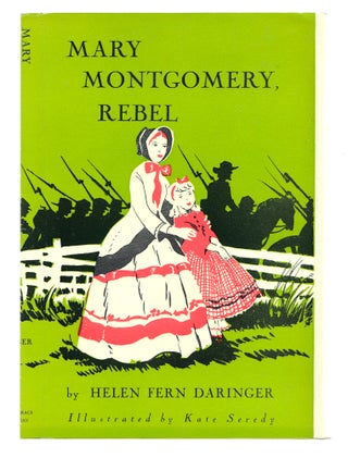 Item #50049 Mary Montgomery Rebel. Partial DUSTJACKET ONLY. Helen Fern Daringer