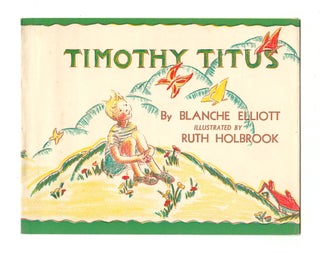 Item #50057 Timothy Titus DUSTJACKET ONLY. Blanche Elliott