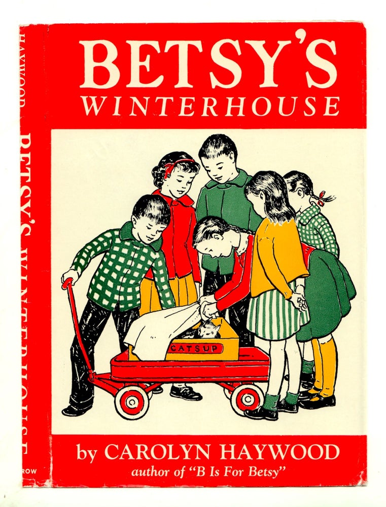 Item #50071 Betsy's Winterhouse DUSTJACKET ONLY, dw only, Dust Jacket only, NO BOOK. Carolyn Haywood.