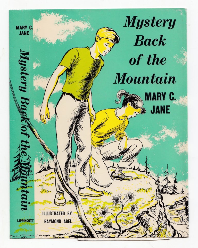 Item #50075 Mystery Back of the Mountain. DUSTJACKET ONLY. Mary C. Jane.