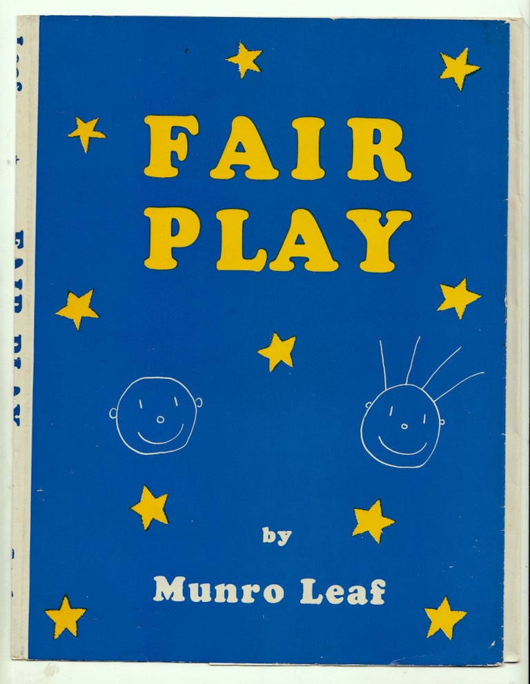 Item #50083 Fair Play. DUSTJACKET ONLY, dw only, Dust Jacket only, NO BOOK. Munro Leaf.