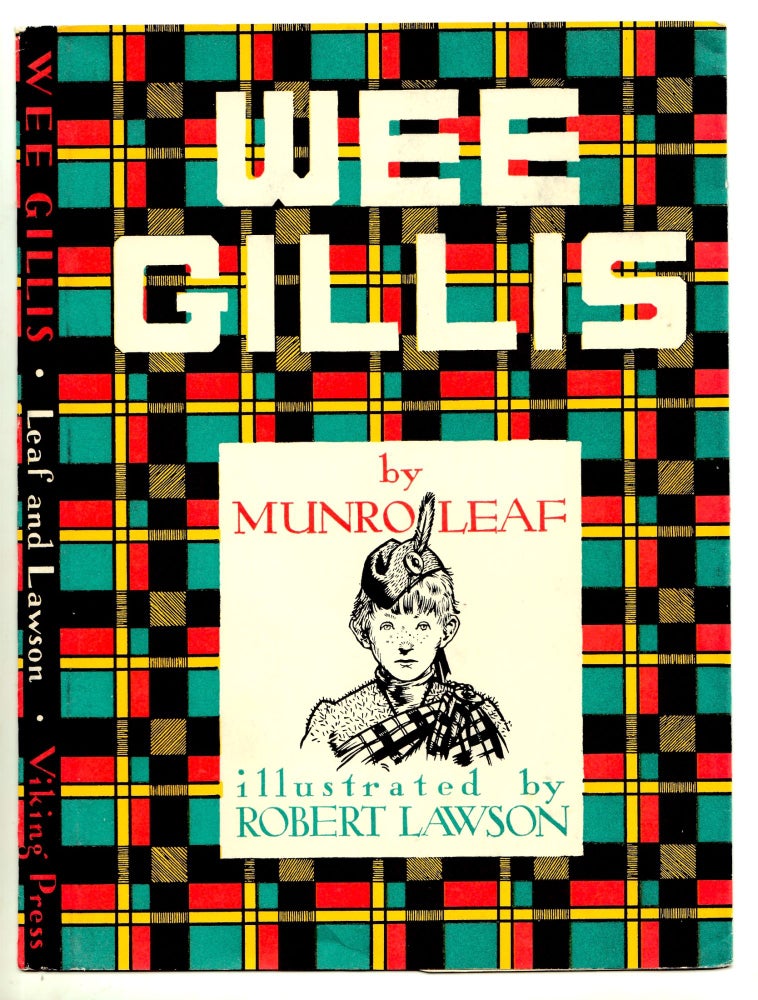 Item #50084 Wee Gillis DUSTJACKET ONLY, dw only, Dust Jacket only, NO BOOK. Munro Leaf.