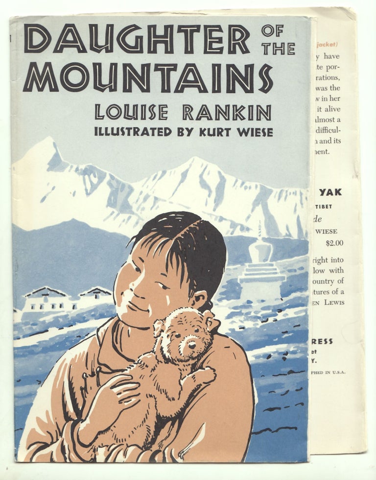 Item #50104 Daughter of the Mountains. DUSTJACKET ONLY. Louise Rankin.