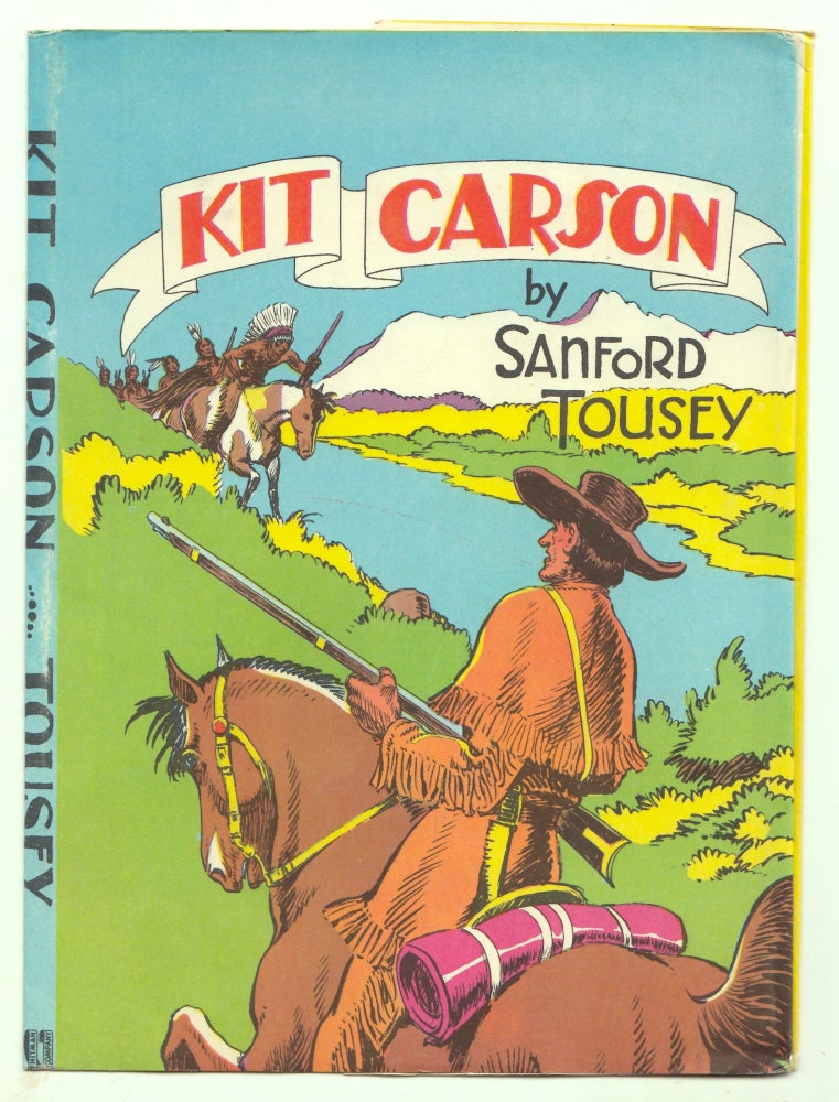 Item #50114 Kit Carson. DUSTJACKET ONLY, dw only, Dust Jacket only, NO BOOK. Sanford Tousey.