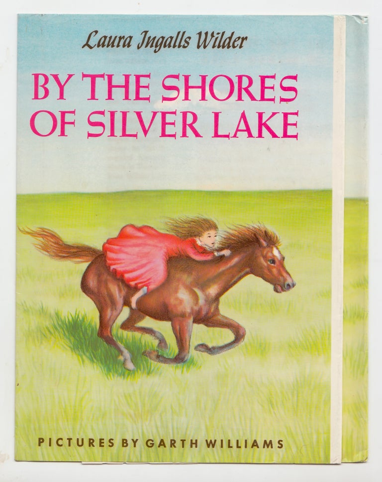 Item #50118 By the Shores of Silver Lake. DUSTJACKET ONLY, Laura Ingalls Wilder.